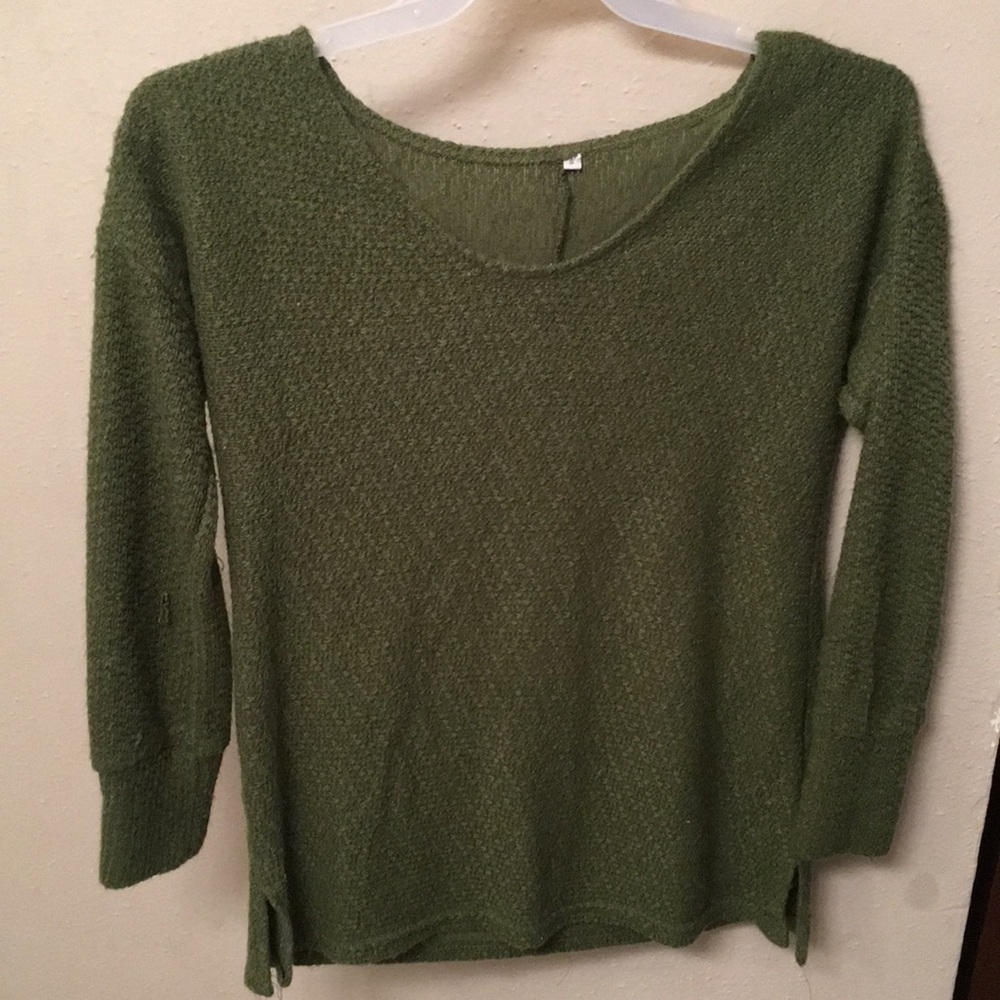 Olive green sweater